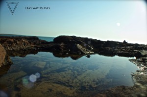 Some beautiful rock pools at the top of land based game positions