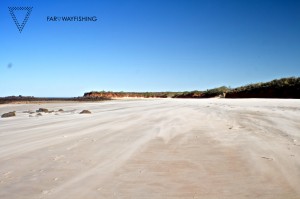 The winds of the Dampier Peninsula can be very strong in the morning
